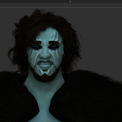 Mi Proyecto del curso: Modelado realista con ZBrush, Jon Snow caminante blanco. 3D, and Animation project by Isaac Rodriguez Hernandez - 11.24.2017