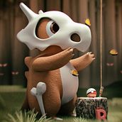 Cubone 3D. Een project van 3D van Rigoberto López Ordóñez - 24.11.2017