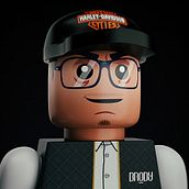 Self Portrait - lego style. Een project van 3D van Rigoberto López Ordóñez - 24.11.2017
