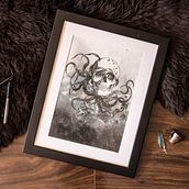 Mi Proyecto del curso: Técnicas experimentales de ilustración: de lo digital a lo artesanal. Projekt z dziedziny  Sztuki piękne użytkownika Ale Camara - 26.11.2017