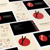 Sistema de identidad y branding para Restaurant Dynasty. Br, ing, Identit, Design, Pattern Design, Editorial Design, Graphic Design, and Naming project by Ale Fisichella - 11.26.2017