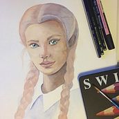 Mi Proyecto del curso: Retrato ilustrado en acuarela. Projekt z dziedziny  użytkownika Laura Cabezas Aguilar - 10.01.2018
