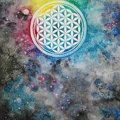 Flor de la Vida y Nebulosa. Un projet de Design  et Illustration traditionnelle de Olga Gómez Trujillo - 07.12.2017