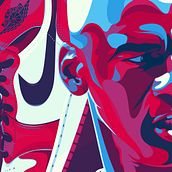 Jumpman23. Fine Arts, Traditional illustration, and Lettering project by Pedro Alcolea Valero - 11.29.2017