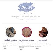 cocoreborn website. Web Design project by León Gallardo - 11.29.2017