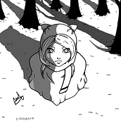 Bosque. Ilustração tradicional projeto de Camila Díaz Riquelme - 23.08.2017