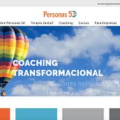 Web de Personas 5D. Br, ing, Identit, Creative Consulting, Cop, writing, Graphic Design, and Web Design project by Marian Jimenez-P - 11.30.2017