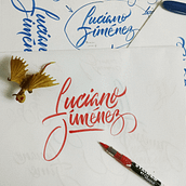 LETTERING Y CALIGRAFÍA . Caligrafia, Fotografia, e Lettering projeto de Luciano Jiménez Dionicio - 30.11.2017