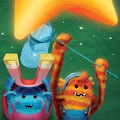 Ilustración Libro Infantil 'Teikirizi & Pa'lante y la estrella de los sueños' . % Stefan Estrada Barrios tarafından hazırlanan Geleneksel illüstras, Ve on projesi - 11.17.2017