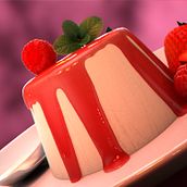 Panna Cotta. 3D, Photograph, and Post-production project by Hugo Matilde - 05.17.2016
