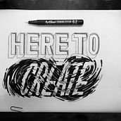 #HereToCreate Adidas Woman - Lettering Mural. Graphic Design, Vector Illustration, and Lettering project by Marina Malmar - 02.22.2017