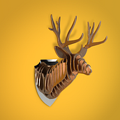 Deer Head. 3D, Animation, Graphic Design, and Traditional illustration project by Jose Roberto Monje Flores - 11.30.2017