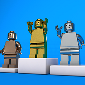LEGO TROPHY. 3D, Animation, Design, Graphic Design, and Traditional illustration project by Jose Roberto Monje Flores - 11.30.2017