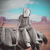 Genero western. Fine Arts, Film, Video, TV, Collage, Design, Editorial Design, Graphic Design, Traditional illustration, and Photo Retouching project by Juanma Samusenko - 12.01.2017