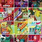 YOU ARE AN ISLAND FOR THIS CITY. Comic, and Vector Illustration project by Roque Romero Rúa - 12.01.2017