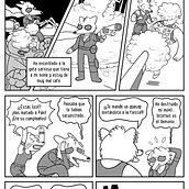 El ataque de las gatas surferas zombies . Comic project by León Palomares Pérez - 03.01.2017