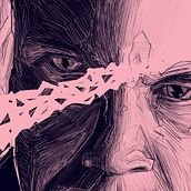 Retrato para banda de Rock: Diamante Eléctrico (SERIGRAFÍA). Traditional illustration project by Alejandro GirOs - 12.01.2017