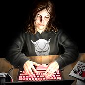 Teresa The Mannager. Een project van  Art direction y Traditionele illustratie van Sergio Bravo Alvarez - 04.12.2017