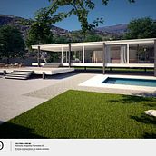 Vivienda Contemporánea Con Matices Orientales. 3D, Arquitetura, Arquitetura de interiores e Infografia projeto de Lola Padilla - 01.08.2017