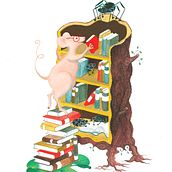 Ratón cuentacuentos. Un proyecto de Ilustración tradicional y Diseño de personajes de Natalia Rodriguez - 14.12.2017