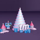 Dirección de Arte con Cinema 4D - Elfos. 3D project by Leticia Miranda - 12.14.2017