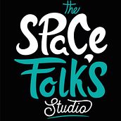 The Space Folk's Studio . Br, ing, Identit, and Vector Illustration project by Gar Dominguez Aguilar - 12.08.2017