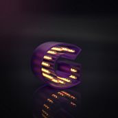 Lettering 3D: modelado y texturizado con Cinema 4D. 3D, and Graphic Design project by Elena Moreno Greciano - 12.10.2017