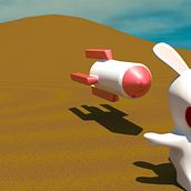 Rabbid en el Campo (fan-art) Ein Projekt aus dem Bereich 3D von Kimberly Anne Polanco - 11.12.2017