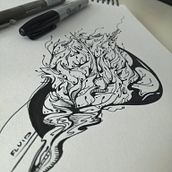 Sketch. Street Art, Calligraph, Writing, Traditional illustration, and Lettering project by Angel Ramírez García - 12.12.2017