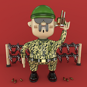 Soldado.. Un progetto di 3D, Animazione e Graphic design di luis_montoya23 - 12.12.2017