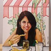retratos en acrílico. Un progetto di Pittura, Disegno di ritratti e Pittura acrilica di Gema Albiol Otero - 13.12.2017