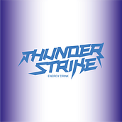 thunder strike energy drink project. Design project by Sergio Sánchez Díaz - 12.14.2017