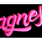 Agnes. Calligraph, Lettering, T, and pograph project by Malú Bode Hernández - 12.15.2017