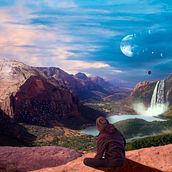 Mi Proyecto del curso: Matte Painting: creando mundos fotorrealistas. Un proyecto de Ilustración tradicional de Jon Ander Amezaga Muñoz - 16.12.2017