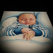 Como un rey! (Acrílico sobre tabla) . Pictura de gemalbi19 - 12.15.2017