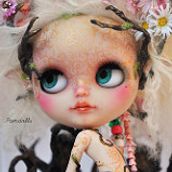 Hanami. Custom Blythe by Pamdolls. To, Design, and Sculpture project by FUEN MRT - 05.15.2015