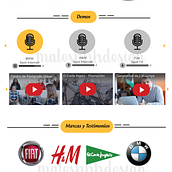 Announcer web design. Web Design project by Maria Alejandra - 12.22.2017