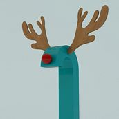 FELIZ NAVIDAD. Un progetto di 3D, Design, Character design, Graphic design, Illustrazione tradizionale e Pubblicità di Javier Leal - 25.12.2017