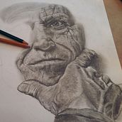Técnica lápiz grafito. Traditional illustration project by avilacm1993 - 12.27.2017