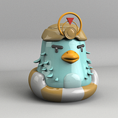 Dios RA. 3D, and Character Design project by Eduardo Jiménez González - 12.27.2017