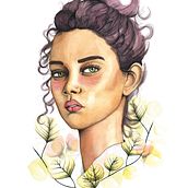 Mi Proyecto del curso: Retrato ilustrado en acuarela. Un proyecto de Ilustración tradicional de candela - 30.12.2017