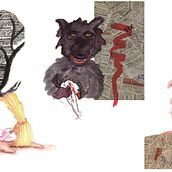 Los Tres Cerditos: Introducción a la ilustración infantil. Ilustração tradicional projeto de Paola Scirgalea - 09.01.2018