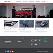 Carnovo Blog. Web Development project by Sara Row - 11.01.2016