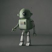 Diseño de personaje en 3D e integración en foto de @coudlaind. Un progetto di 3D, Design e Graphic design di Javi Rodríguez - 04.01.2018