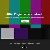 Página - Error 404. Web Design, and UX / UI project by José Luis Soler del Toro - 01.05.2018