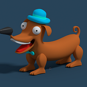 Wiener Dog. 3D project by Hector Carrasquilla - 01.05.2018