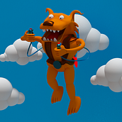 Rocket Wolf. 3D project by Hector Carrasquilla - 01.05.2018