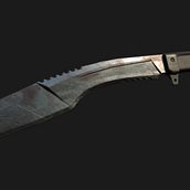 Kukri low poly. 3D project by Sergio Perez Lopez - 01.08.2018