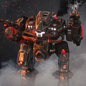 Mecha 3d low poly. 3D project by Sergio Perez Lopez - 01.08.2018