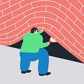 Fake walls.. Een project van Traditionele illustratie van Guille Manchado - 11.01.2018